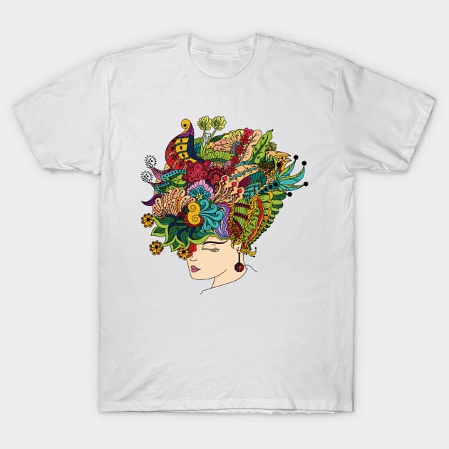 Beautiful girl T-Shirt by SDPP